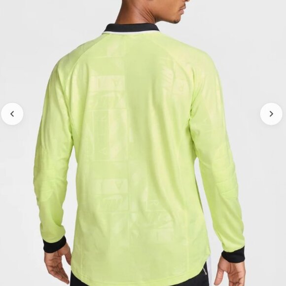 Nike Air Long Sleeve Jersey Lemon Twist Neon Men Size X-Small HM8987-736 - Picture 3 of 8